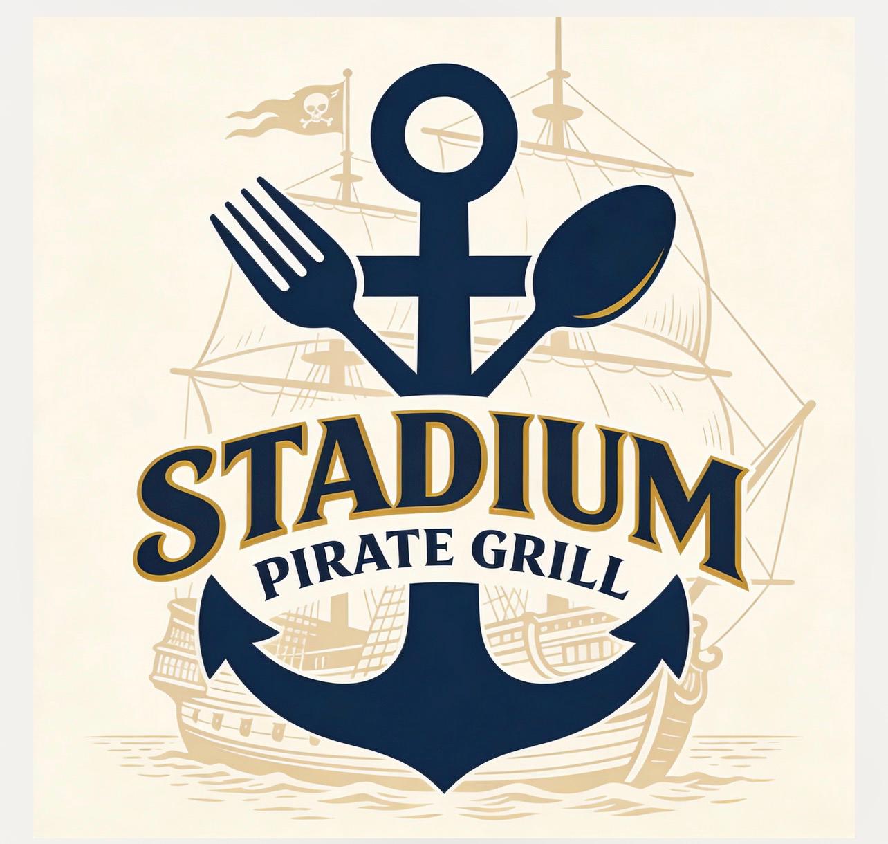 Stadium Pirate Grill Logo